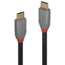 USB-C kaabel 1.5m, USB 3.1, 10Gbps 5A, ANTHRA