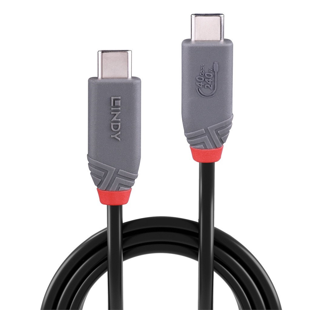 [36958] USB-C kaabel 2.0m, USB 4.0, 40Gbps,  Anthra Line