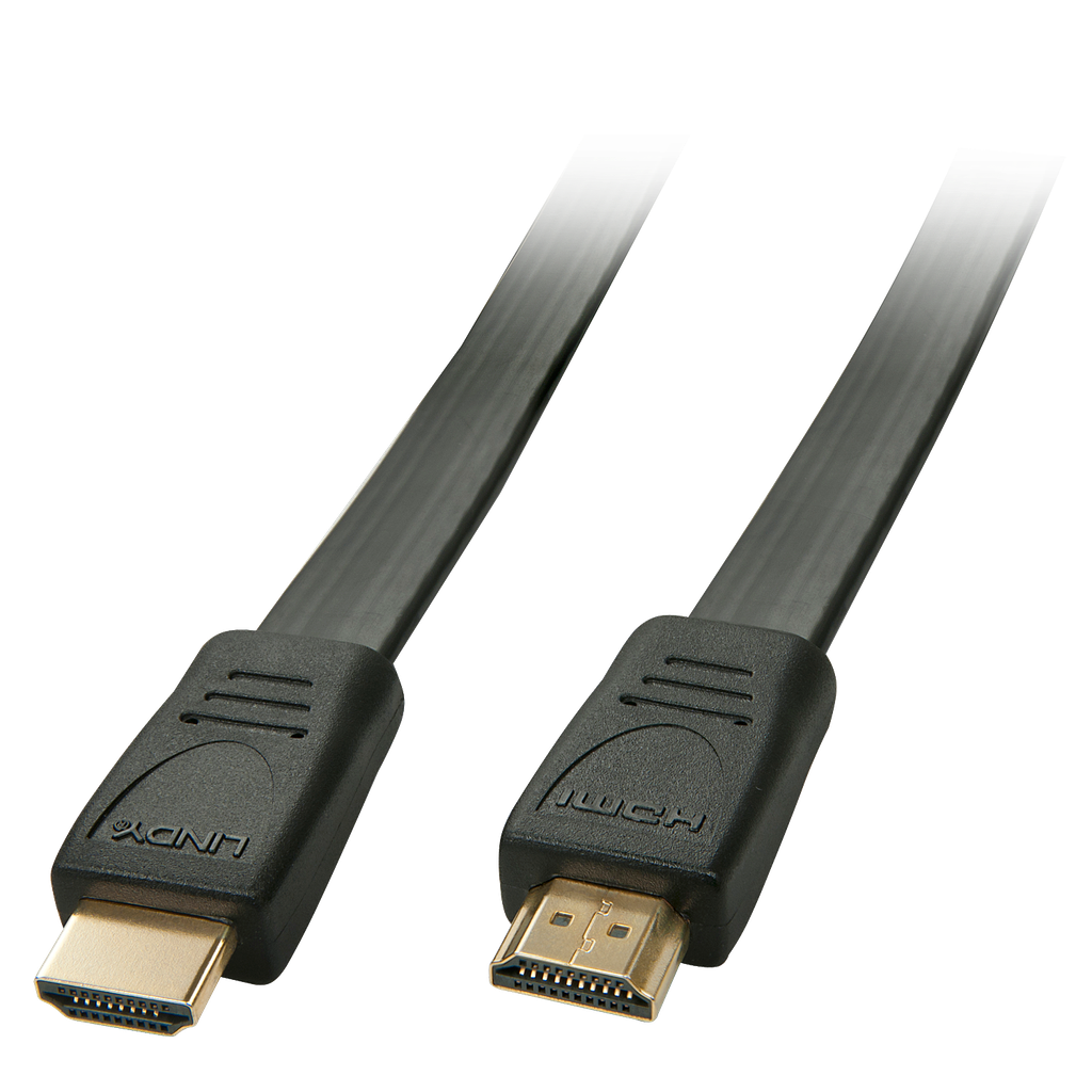 [36998] HDMI kaabel 3.0m, lame, must, HDMI 2.0