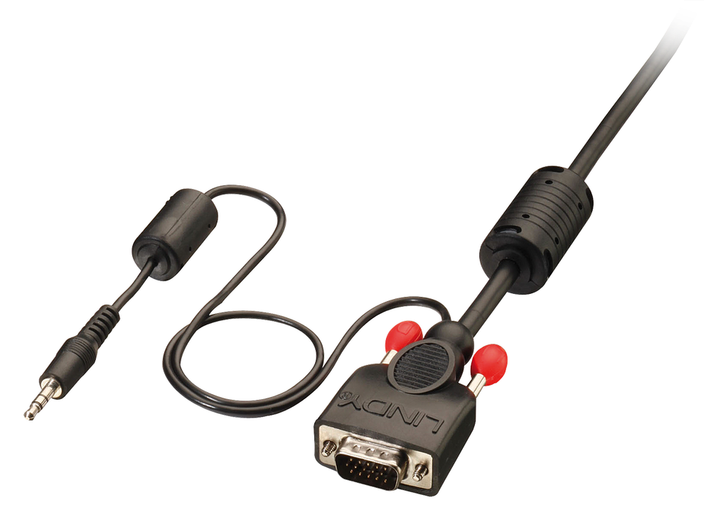 [37303] VGA + Audio 3.5mm kaabel 10.0m, Pemium