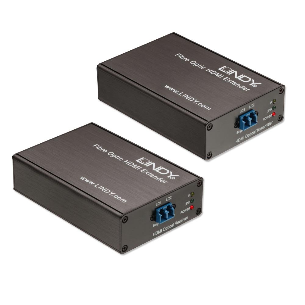 HDMI pikendaja läbi FO kaabli kuni 3000m, HDMI 1.3/1.4a 3D CAT2, Full HD, HDCP tugi (kuni 700m)