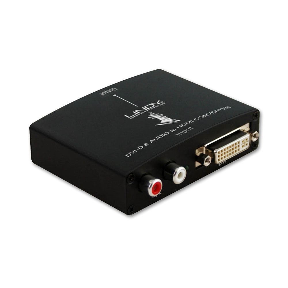 DVI-D & Audio to HDMI Converter For Resolutions Up To 1080p