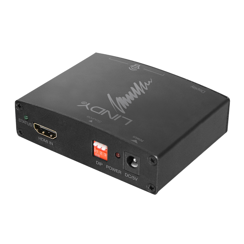 [38167] Konverter HDMI (M) - HDMI + TosLink ja RCA (hdmi heli eraldaja ja läbilaskja), 4K@30Hz, must