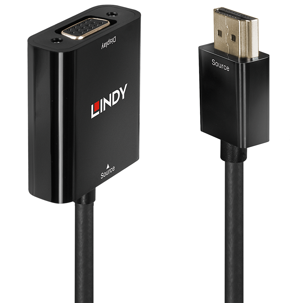 [38291] Konverter HDMI (M) - VGA (F) 2K@60Hz 0.1m, must