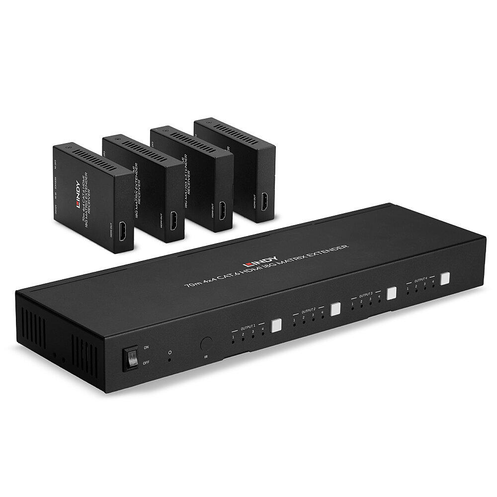 [38328] 70m Cat.6 4x4 HDMI 18G Matrix Extender