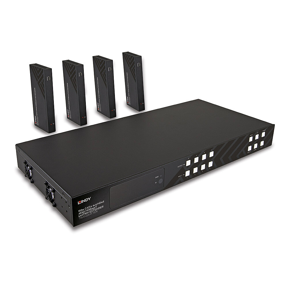 [38345] 150m Cat.6 4x4 HDMI 4K60 HDBaseT Matrix Extender