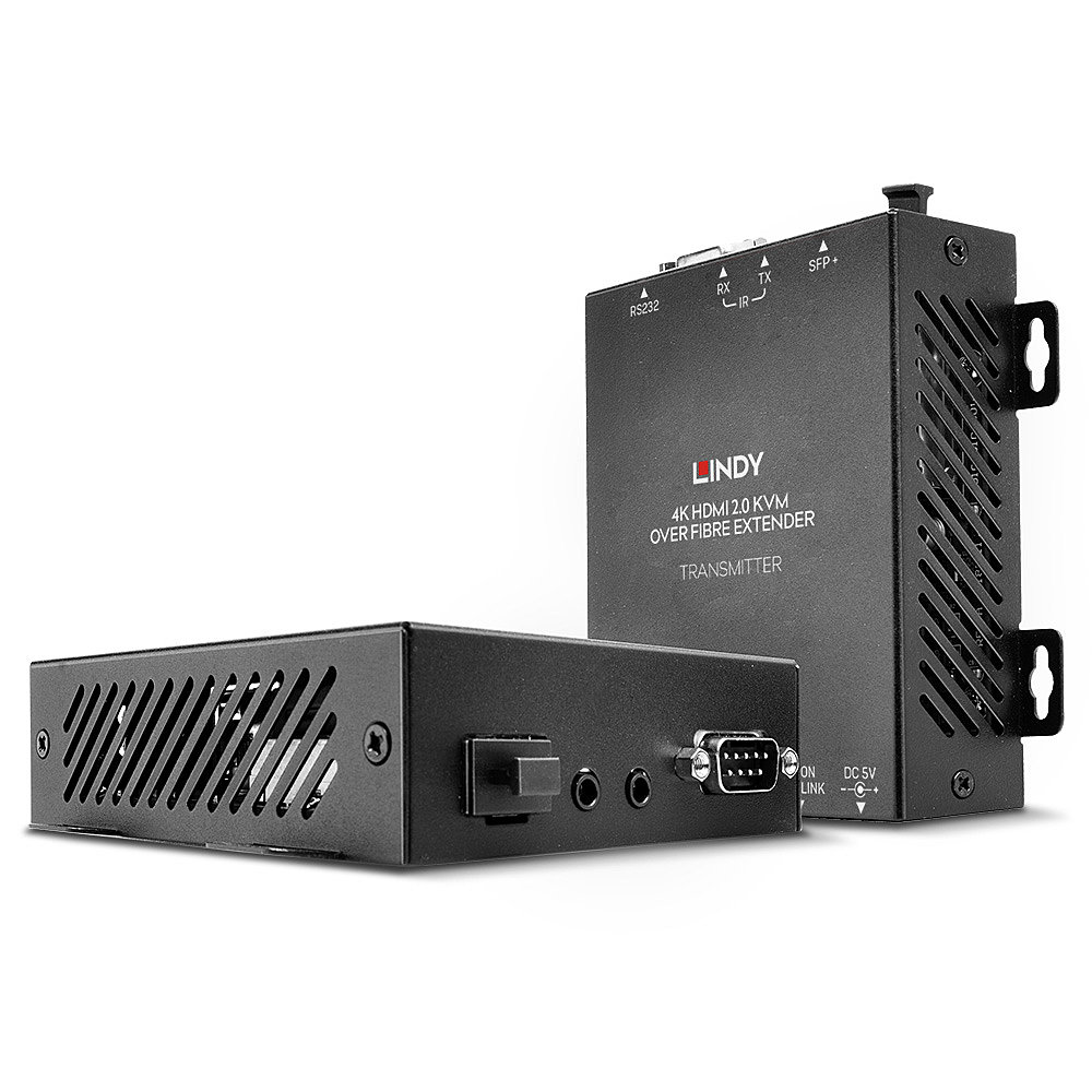 [39392] KVM pikendaja, HDMI + USB, IR+RS232, Fiber Optic  (3840x2160@60Hz kuni 300m)
