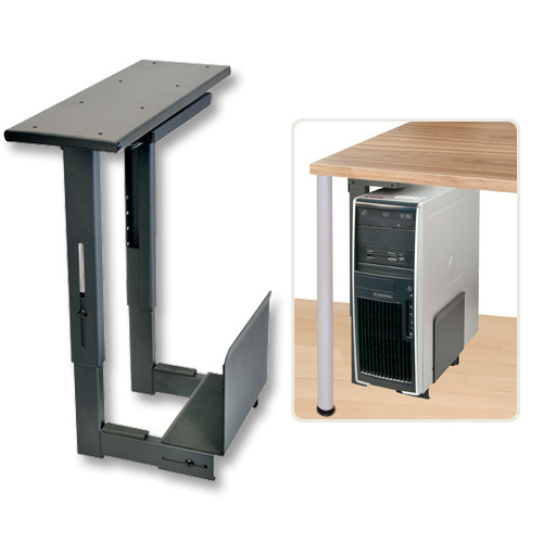 [40284] Arvuti hoidik (WxDxH) 160-220 x 450 x 340-490mm, liug
