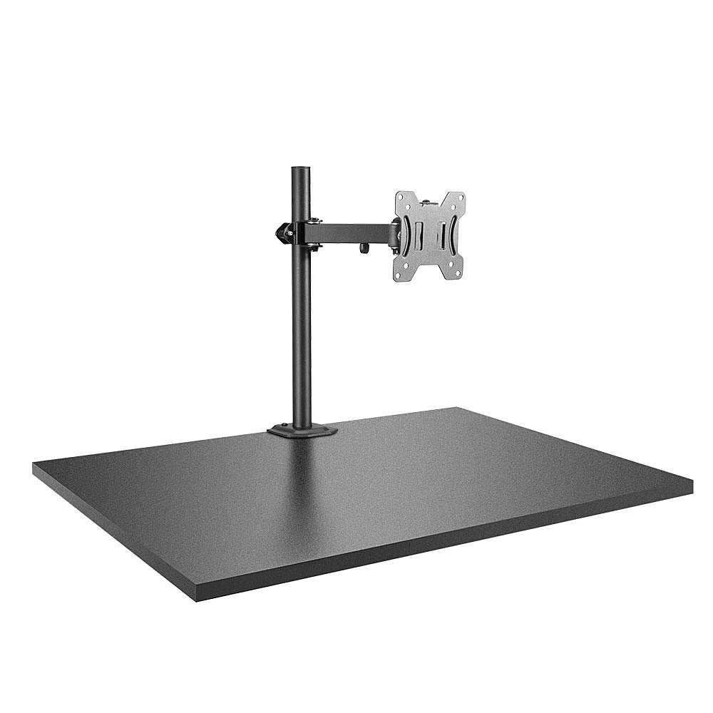 [40657] Single Display Bracket with Pole and Desk Clamp