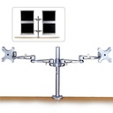 Dual Clamp on Long Bracket Colour: Silver Holds up to 6kg