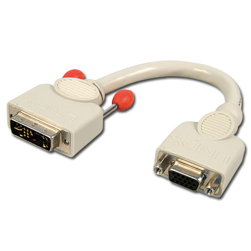 Üleminek DVI-A (M) - VGA (F) 0.2m