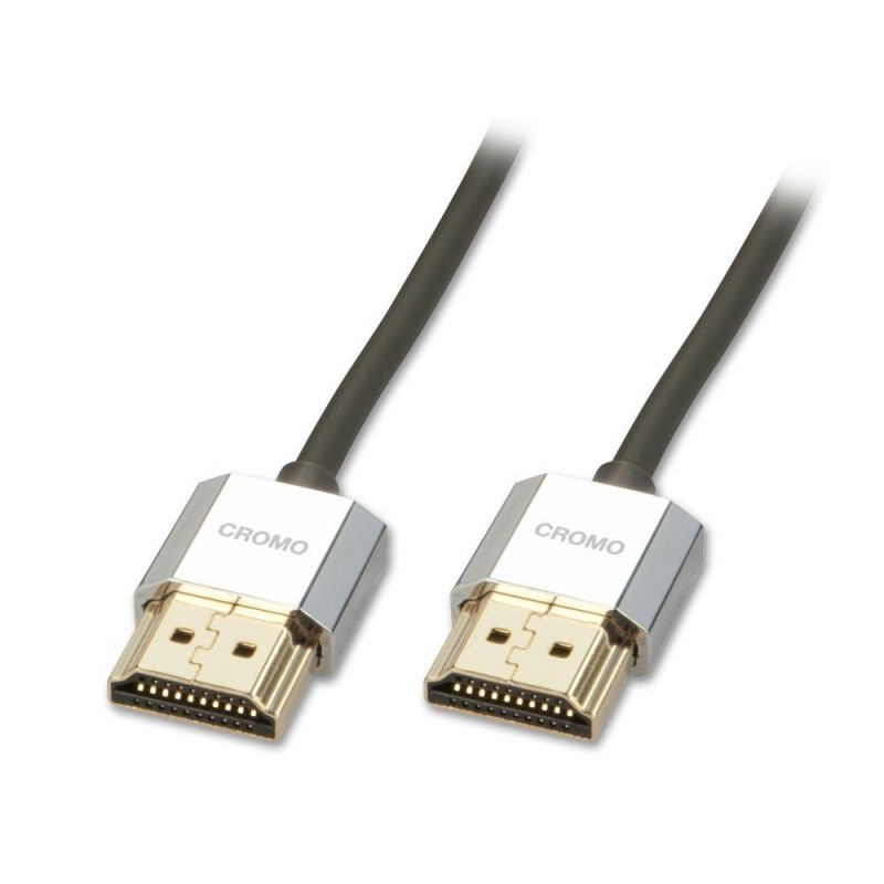 [41672] HDMI kaabel 2.0m, CROMO Slim Active High Speed + Ethernet, 2160p, 3D