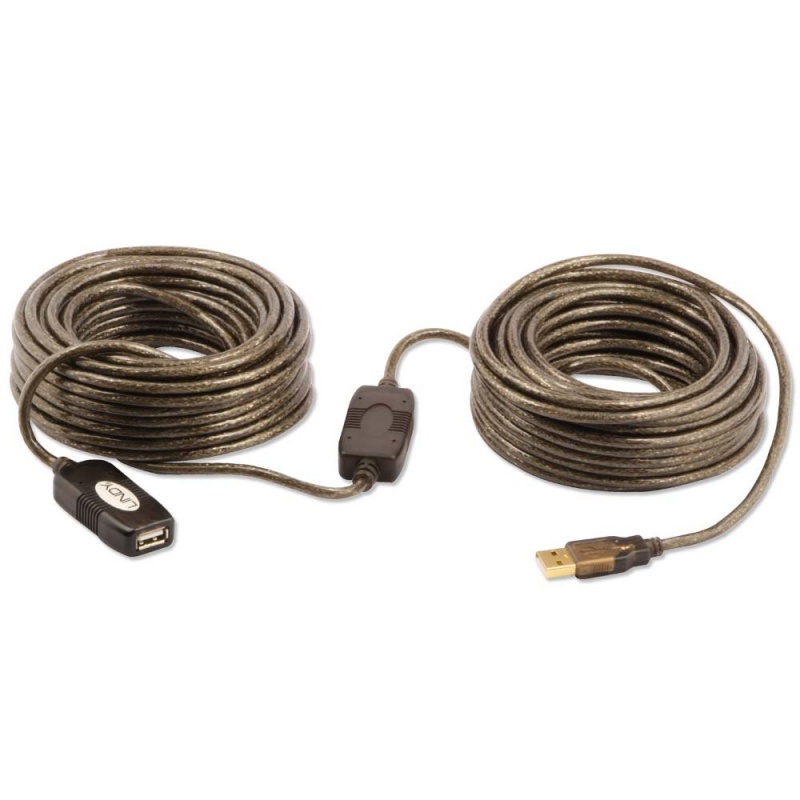 [42631] USB 2.0 pikenduskaabel (võimendiga) 20.0m, Active (kuni 2 kaablit võib kokku panna)
