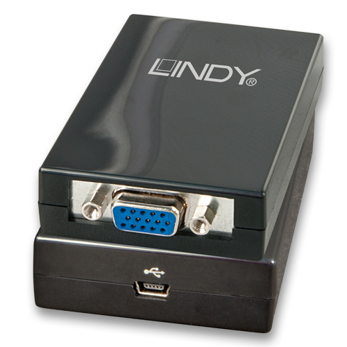 Konverter USB 2.0 - VGA, 1080p tugi