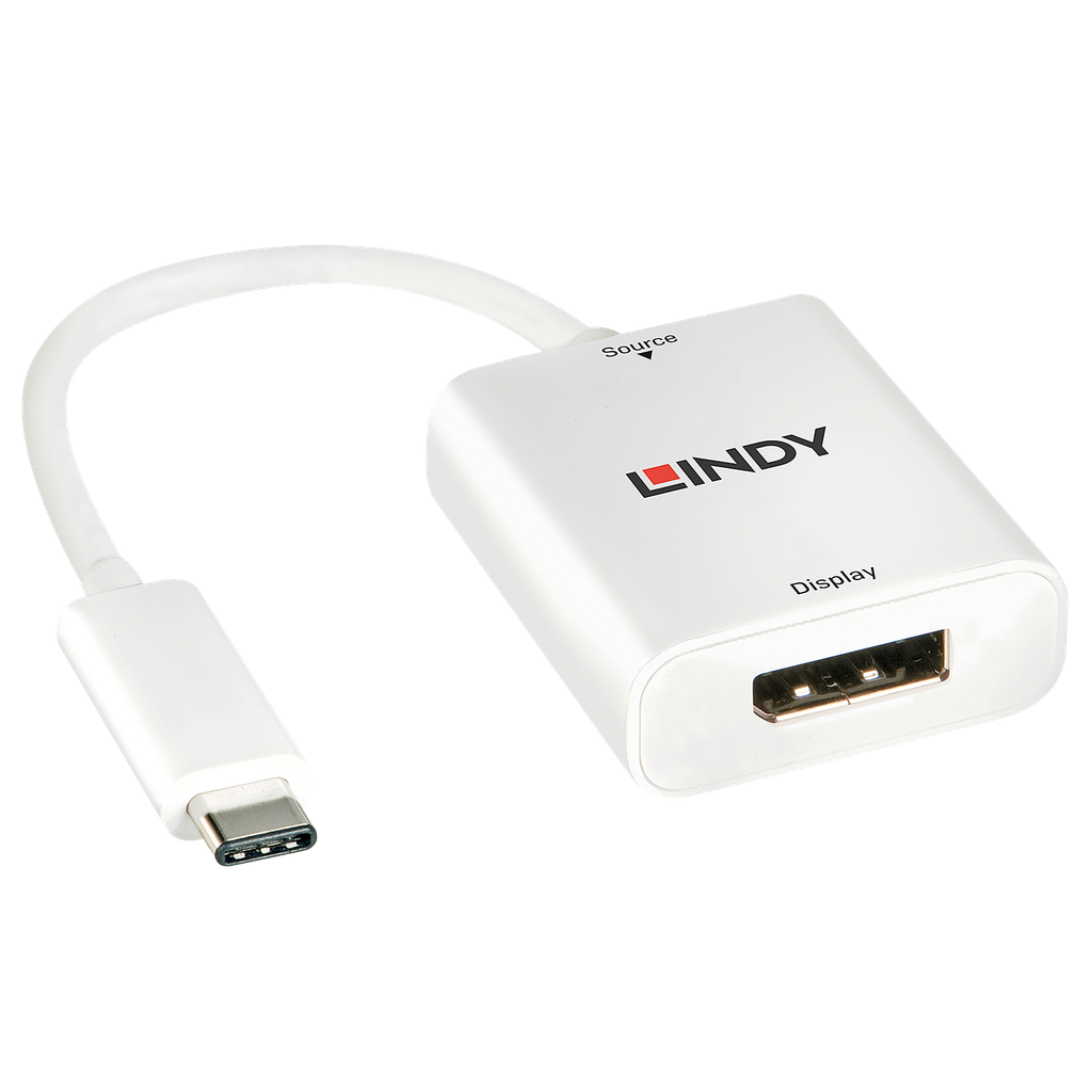 Konverter USB-C (M) - Displayport (F) UHD 4K 3840x2160p 60Hz, 0.17m