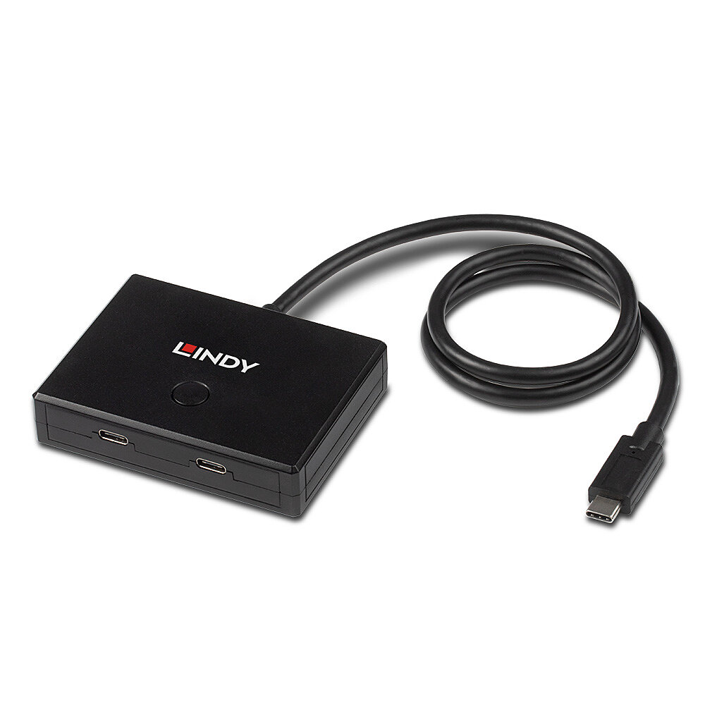 [43329] USB switch, USB3.2, 2 sisse/ 1 välja, kaugjuhtimispuldiga Bi-Directional
