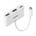 USB-C hub: 1 x HDMI, 1 x USB-A 3.2, 1 x USB-C, 4K 3840x2160@30Hz, Power Delivery to 100W
