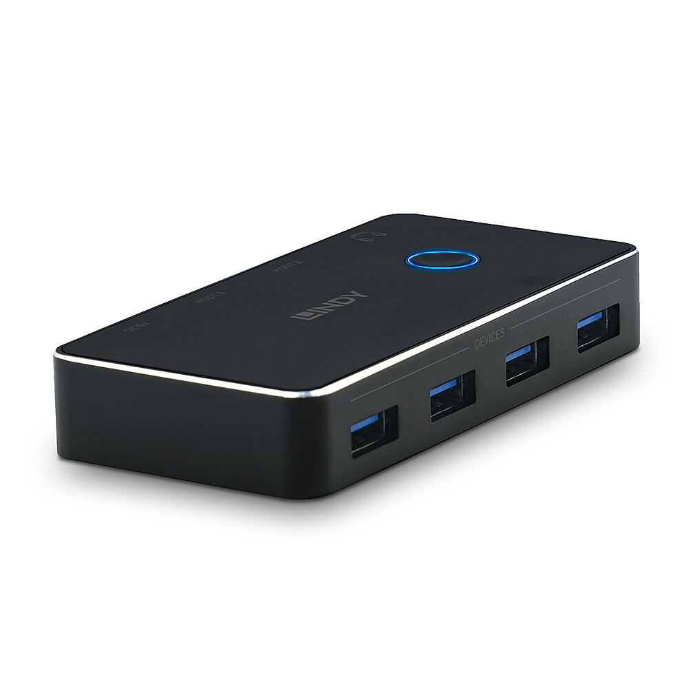 [43387] USB 3.0 switch 2-le arvutile (4 USB seade - 2 kasutajat)
