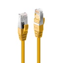 Võrgukaabel Cat6a S/FTP 1.0m, LSZH, CU, kollane