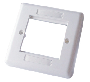 [60541] Single Gang Face Plate Accepts Two Modules