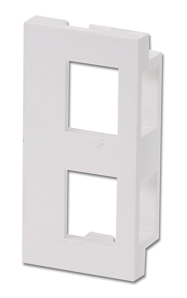 [60552] Katteraam 2xAV moodulile 4tk, valge