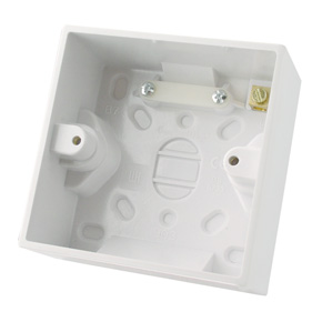 [73114] Single Gang Pattress Box Depth 44mm