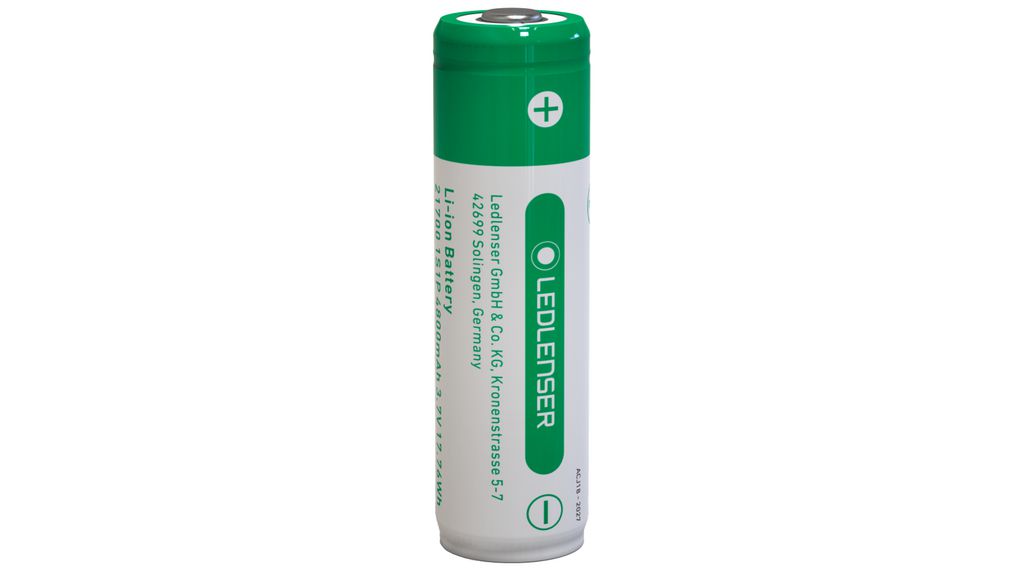 [502262] Laetav aku Led Lenser Li-Ion 21700, 3.6V, 4800mAh, Ø21.4x76.7mm,