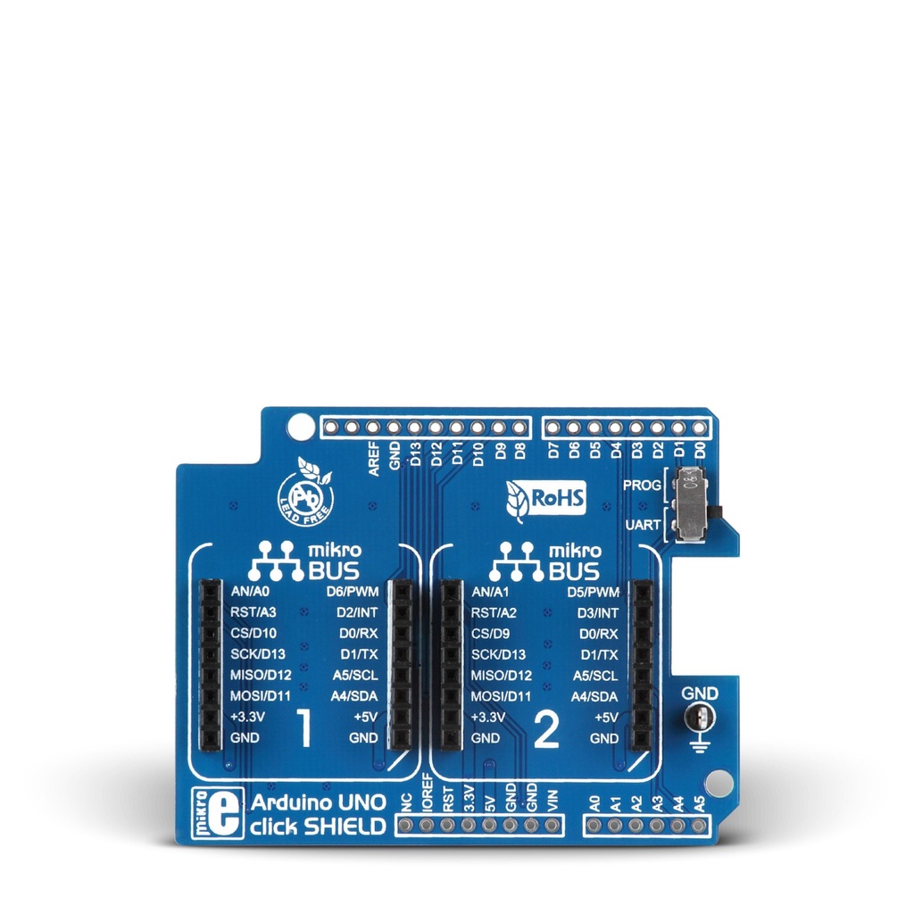 [MIKROE-1581] Arduino UNO click shield - adapter 2 click moodulile