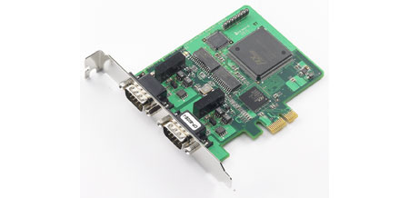 CAN PCIe kaart, 2 porti, opt. Isol. 2KV, -40 kuni 85°C