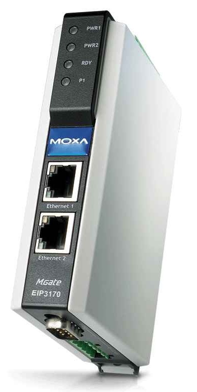 EtherNet/IP to DF1 gateway,  1 port, 2 x 12 - 48 VDC toide, 0 kuni 55°C, opt. Isol. 2KV