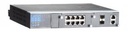 IEC 61850-3 modulaarne switch: 1 x Fast Ethernet mooduli pesa, 1 x Fast Ethernet / Gigabit Ethernet mooduli pesa, kokku kuni 10