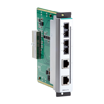 Moodul EDS-600 seeria switchidele: 2 x 10/100BaseT(X), 2 x 100BaseFX multi-mode (SC), -40 kuni 75˚C