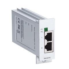 Gigabit Ethernet interface module with 2 10/100/1000BaseT(X) ports, 0 to 60°C