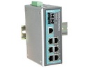 Switch: 7 x 10/100BaseT(X), 1 x 100BaseFX single-mode SC, -40 kuni 75°C, mittemanageeritav DIN
