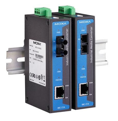Tööstuslik konverter: 10/100BaseT(X) to 100BaseFX, multi mode, SC, -40 kuni 75°C