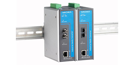 Tööstuslik konverter: 10/100BaseT(X) to 100BaseFX, single mode, SC, 2 x toiteplokk 46-57 VDC, -40 kuni 75°C