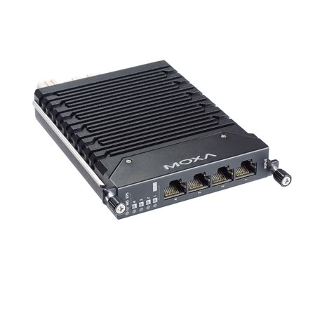 Fast Ethernet module with 4 10/100Base-TX ports