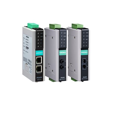 Modbus Serial to Ethernet Gateway, 1 port, 12-48 VDC, 2 KV isolatsiooniga IEX, -40 kuni 75°C