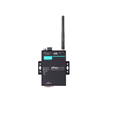 RS-232/422/485 802.11a/b/g WLAN Server, 1 port, -40 kuni 75°C