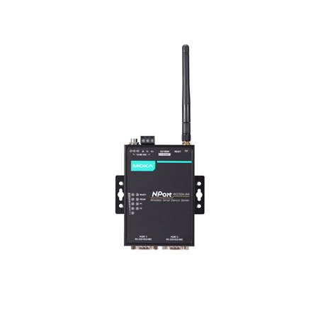 RS-232/422/485 802.11a/b/g WLAN Server, 2 porti, -40 kuni 75°C