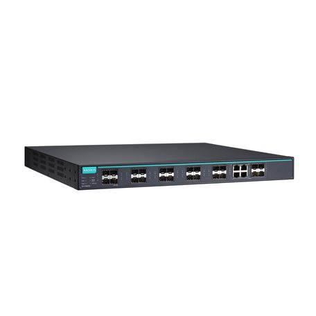 [IKS-G6824A-4GTXSFP-HV-HV-T] Switch: 20 x 10/100/1000Mbps, 4 x Shared SFP/RJ45 100/1000T(X), 85-264 VAC, Layer 3, -40 kuni 75°C