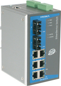Switch: 6 x 10/100BaseT(X), 2 x 100BaseFX single-mode porti (SC) kuni 80km, -40 kuni 75°C