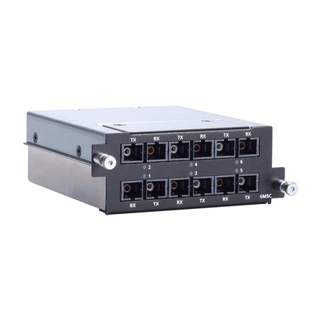 [RM-G4000-6MSC] Fast Ethernet module with 6 multi-mode 100BaseFX ports with SC connectors