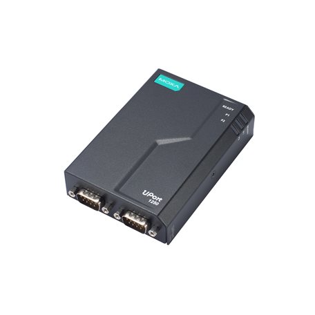 [UPort 1250I-G2-T] RS-232/422/485 USB konverter, 2 porti, 2kV isolatsiooniga,  -40 kuni 75°C