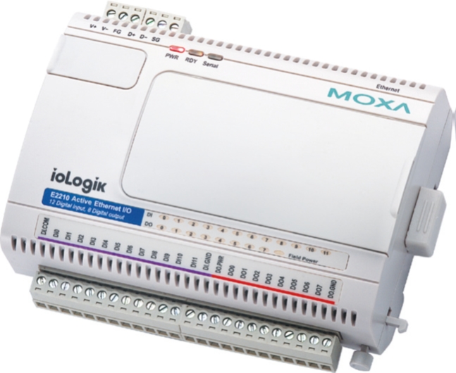 Ethernet Micro RTU kontroller, 12 x DI, 8 x DO