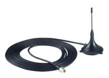 [ANT-CQB-AHSM-00-3m] 0 dBi/10cm,magnetic SMA quad-band antenna,2.5m (impedance=50 ohms),3m