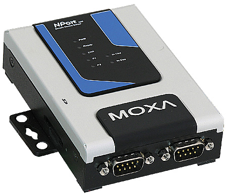 RS-232/422/485 secure terminal server, 2 porti