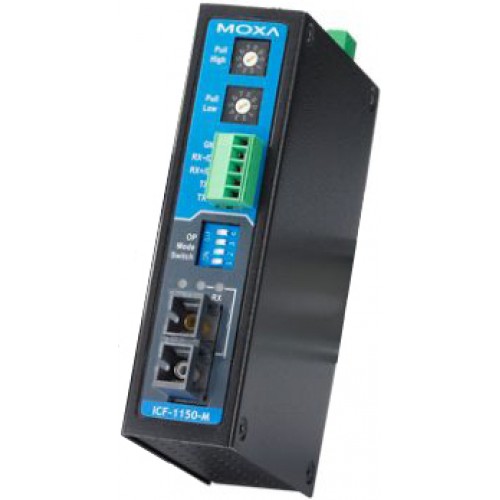 Konverter RS-232/422/485 > Multi Mode SC, 2 KV isolatsioon, -40 kuni 85°C