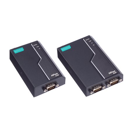 2nd Gen 2-port RS-232/422/485 to Ethernet secure device server, -40 to 75°C operating temperature