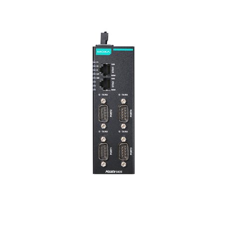 4-portiga Modbus RTU/ASCII/TCP-to-EtherNet/IP gateway, -10 kuni 60°C